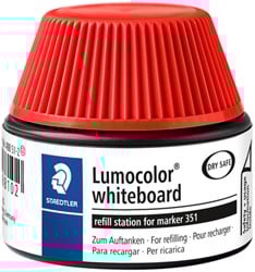 Viltstiftvulling Staedtler Lumocolor whiteboard 30ml rood
