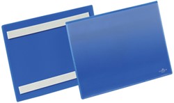Documenthoes Durable zelfklevend A5 liggend blauw