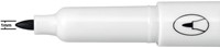 Viltstift Nobo whiteboard Glide fijn zwart 1mm 4stuks-1
