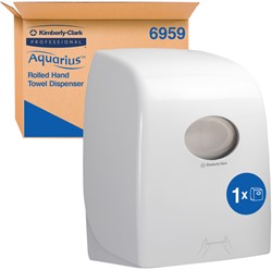 Handdoekroldispenser KC Aquarius wit 6959