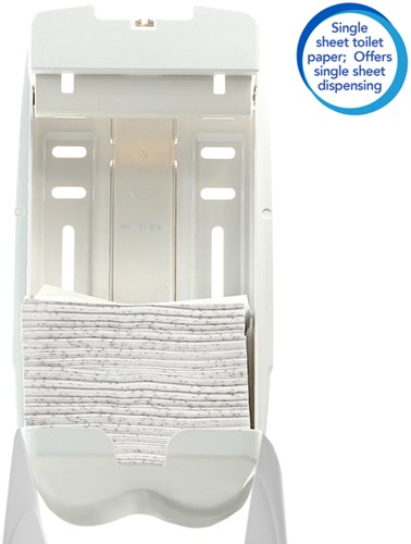 Toiletpapier Scott gevouwen tissue 2-laags 36x250stuks wit 8508-2