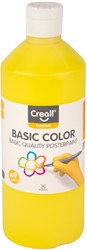 Plakkaatverf Creall basic 02 primair geel 500ml
