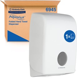 Handdoekdispenser KC Aquarius voor i-vouw wit 6945