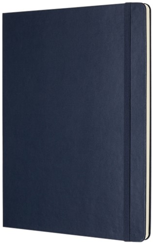 Notitieboek Moleskine XL 190x250mm blanco hard cover sapphire blue-2