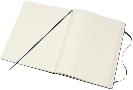 Notitieboek Moleskine XL 190x250mm blanco hard cover sapphire blue-1