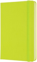 Notitieboek Moleskine pocket 90x140mm blanco hard cover lemon green-2