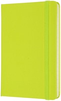 Notitieboek Moleskine pocket 90x140mm lijn hard cover lemon green-2