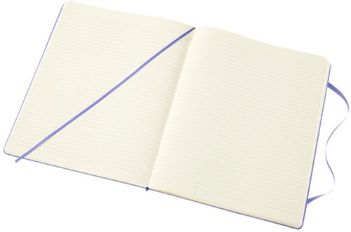 Notitieboek Moleskine XL 190x250mm lijn hard cover hydrangea blue-1
