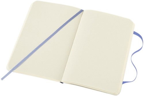 Notitieboek Moleskine pocket 90x140mm blanco soft cover hydrangea blue-1