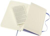 Notitieboek Moleskine pocket 90x140mm blanco soft cover hydrangea blue-2