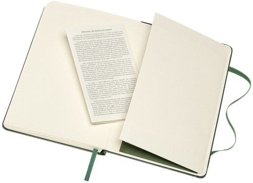Notitieboek Moleskine pocket 90x140mm blanco hard cover myrtle green-2
