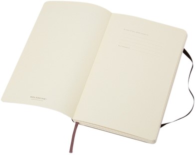 Notitieboek Moleskine large 130x210mm ruit 5x5mm soft cover zwart-1