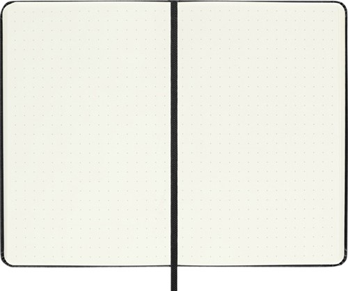 Notitieboek Moleskine pocket 90x140mm dots hard cover zwart-1