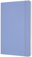 Notitieboek Moleskine large 130x210mm blanco soft cover hydrangea blue-2
