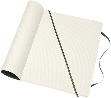Notitieboek Moleskine XL 190x250mm lijn soft cover myrtle green-1