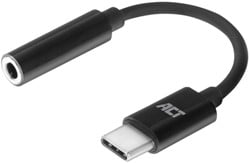 Adapter ACT USB-C naar 3.5mm audio jack