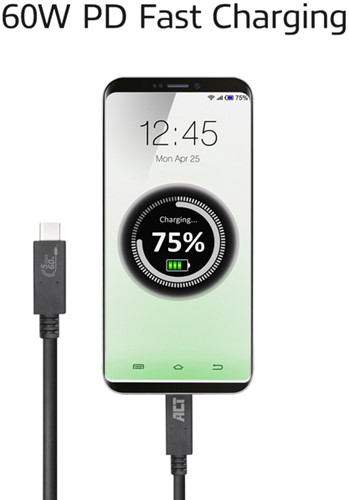 Kabel ACT USB 3.2 USB-C USB-IF gecertificeerd 2 meter-2