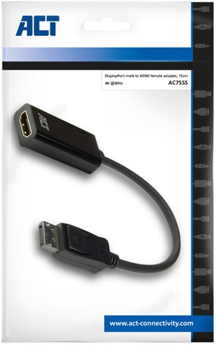 Adapter ACT DisplayPort naar HDMI-2