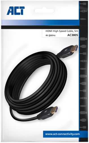 Kabel ACT HDMI High Speed type 1.4 5 meter-2