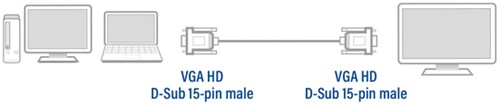 Kabel ACT VGA Monitor 1.8 meter-1