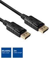 Kabel ACT DisplayPort 1.4 8K M-M 2 meter zwart-3