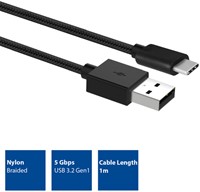 Kabel ACT USB 3.2 naar USB-C laad -en data 1 meter-2