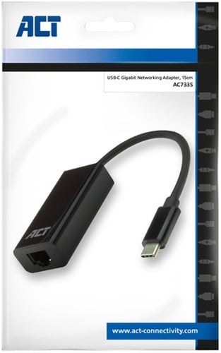 Adapter ACT USB-C naar Gigabit Ethernet 0.15 meter-3