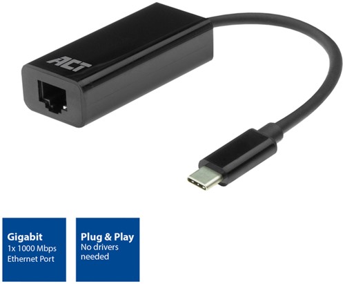 Adapter ACT USB-C naar Gigabit Ethernet-3