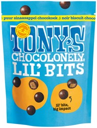Chocolade Tony's Chocolonely Lil'Bits puur chocokoek sinaasappel 120 gram