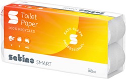 Toiletpapier Satino MT1 Smart 2-laags 400vel wit 060640