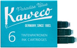 Inktpatroon Kaweco turquoise doosje à 6 stuks
