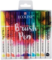 Brushpen Talens Ecoline set à 10 stuks assorti-3