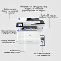 Multifunctional Laser printer HP laserjet 4102dw-2