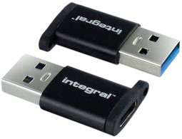 Adapter Integral USB-C naar USB-A 2-pack-2