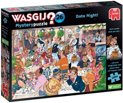 Puzzel Wasgij Mystery 26 Date Night! 1000 stukjes