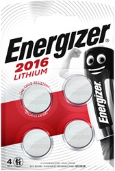 Batterij Energizer knoopcel 4xCR2016 lithium