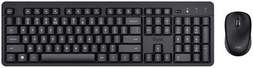 Toetsenbord Trust Ody II draadloos + muis Azerty 25363