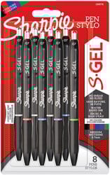 Gelschrijver Sharpie S-gel medium assorti blister à 8 stuks
