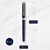 Vulpen Waterman Hémisphère Colour Blocking black en blue CT medium-3