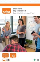 Flipoverpapier Nobo standaard 65x95cm dubbelzijdig plano 2x 50vel