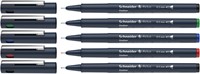 Fineliner Schneider Pictus assorti etui à 5 stuks-2
