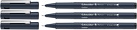 Fineliner Schneider Pictus zwart etui à 3 stuks-2