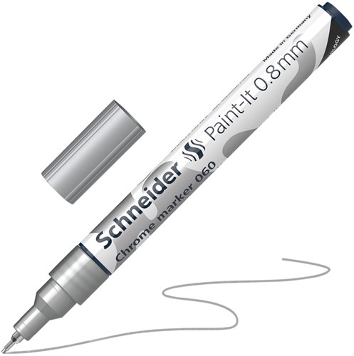Viltstift  Schneider Paint-it 060 0.8mm metallic chrome-3