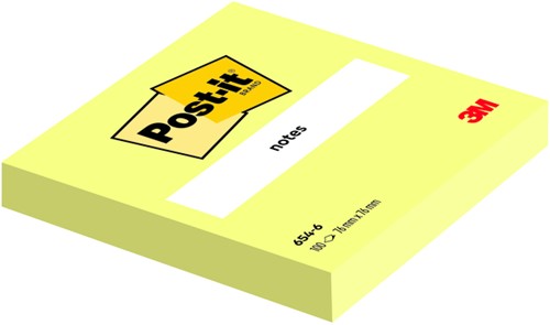 Memoblok 3M Post-it 6820 76x76mm Notes Canary Yellow