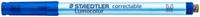 Viltstift Staedtler Lumocolor 305 non permanent correctable M blauw