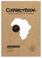 Uitbreidingsset Correctbook A4 ruit 10x10mm 5 bladen-2