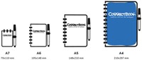 Uitbreidingsset Correctbook A4 ruit 10x10mm 5 bladen-2