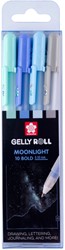 Gelschrijver Sakura Gelly Roll Moonlight 10 Aurora set à 4 kleuren