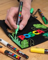 Verfstift Posca PC1MC extra fijn strogeel-4