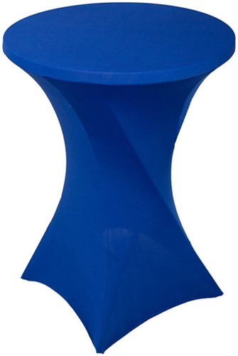 Tafelrok BRASQ voor statafel 80cm blauw